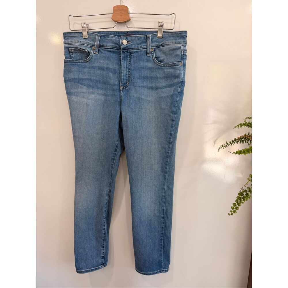 NYDJ Alina Ankle Jeans Light Wash Lift Tuck Sz 12